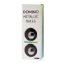 DOMINO METALLIC BALLS -CHROME BLACK - 2