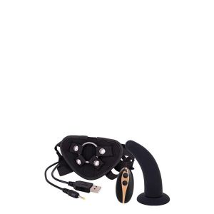 5INCH VIBRATION DILDO STRAP-ON BLACK - image 2