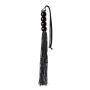 GP SILICONE FLOGGER WHIP BLACK - 3