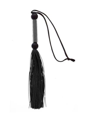 GP SILICONE FLOGGER WHIP BLACK - image 2