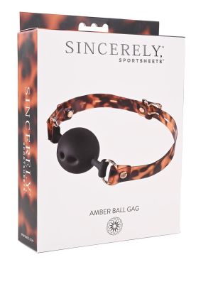 SPORTSHEETS AMBER BALL GAG