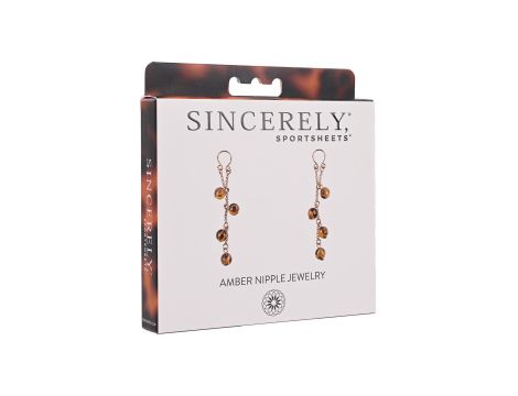 SPORTSHEETS AMBER NIPPLE JEWELRY