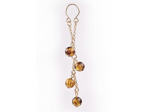 SPORTSHEETS AMBER NIPPLE JEWELRY - 3