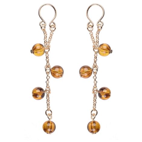 SPORTSHEETS AMBER NIPPLE JEWELRY - 2