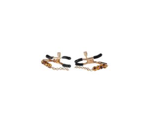 SPORTSHEETS AMBER BEADED NIPPLE CLAMPS - image 2