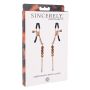 SPORTSHEETS AMBER BEADED NIPPLE CLAMPS - 2