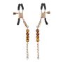 SPORTSHEETS AMBER BEADED NIPPLE CLAMPS - 4