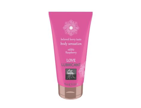 Żel-SHIATSU Love lubricant edible RASPBERRY