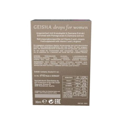 Supl.Diety-Shiatsu GEISHA Drops for Women 30ml. - 4