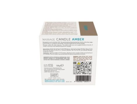 Świeca-Shiatsu Massage Candle Amber 130g. - 3