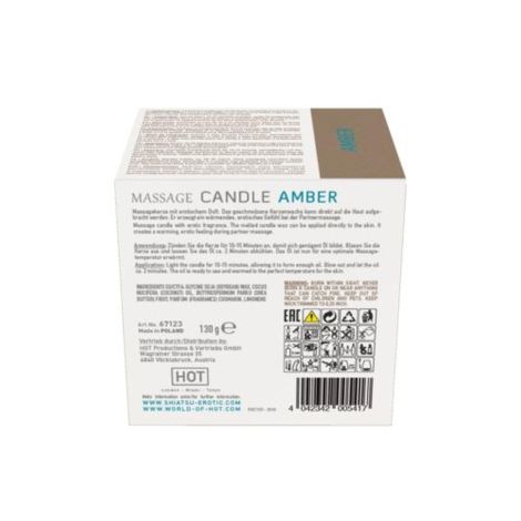 Świeca-Shiatsu Massage Candle Amber 130g. - 3