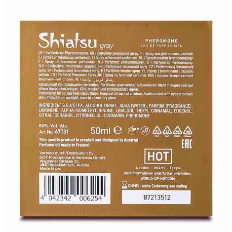 SHIATSU Pheromon Fragrance man grey 50 ml - 7