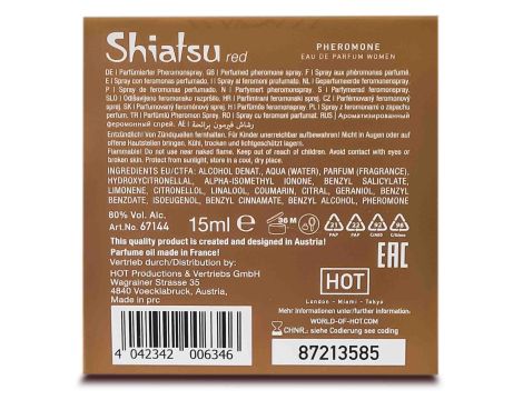 SHIATSU Pheromon Fragrance woman red 15 ml - 8