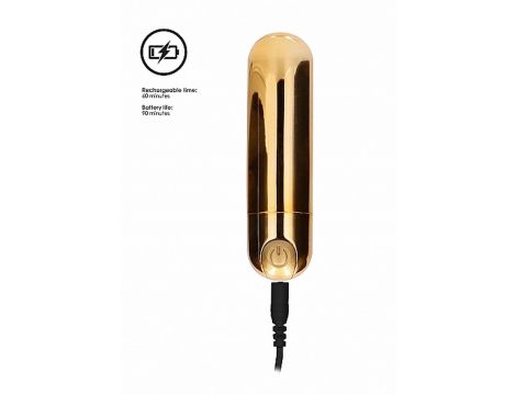 10 Speed Rechargeable Bullet - Gold - 7