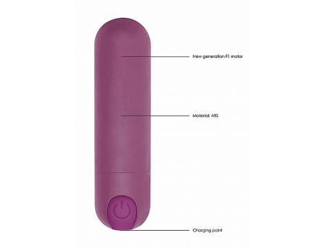 10 Speed Rechargeable Bullet - Purple - 8