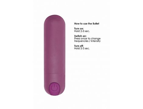 10 Speed Rechargeable Bullet - Purple - 9