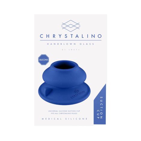 Chrystalino - Silicone Suction Cup - Blue