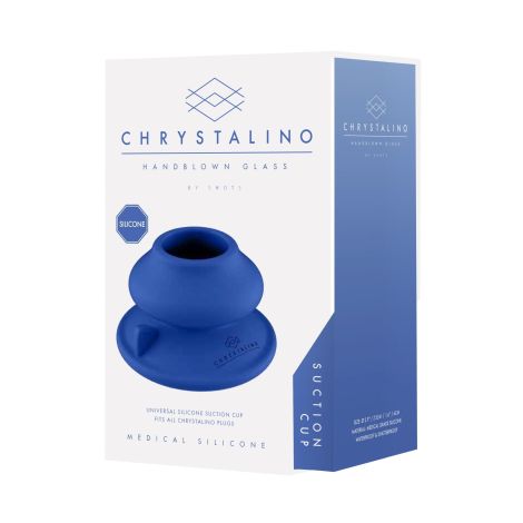 Chrystalino - Silicone Suction Cup - Blue - 6