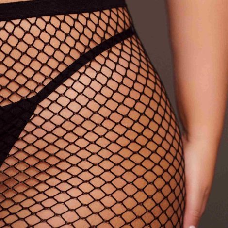 Panty with small fishnet structure. - 10