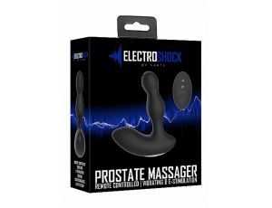 Remote Controlled E-Stim & Vibrating Prostate Massager - Black - image 2