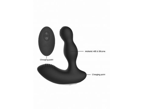 Remote Controlled E-Stim & Vibrating Prostate Massager - Black - 11