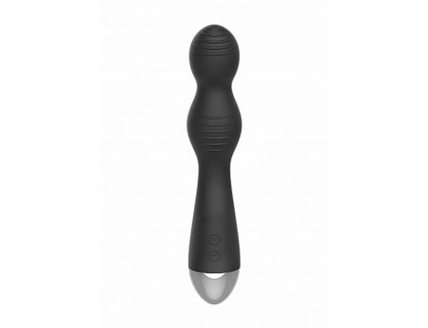 Remote Controlled E-Stim & Vibrating G/P-Spot Vibrator - Black - 4