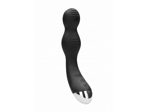 Remote Controlled E-Stim & Vibrating G/P-Spot Vibrator - Black - 5