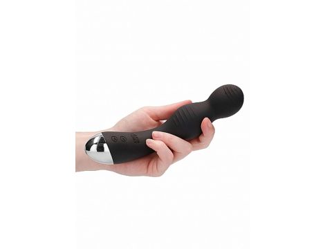 Remote Controlled E-Stim & Vibrating G/P-Spot Vibrator - Black - 9