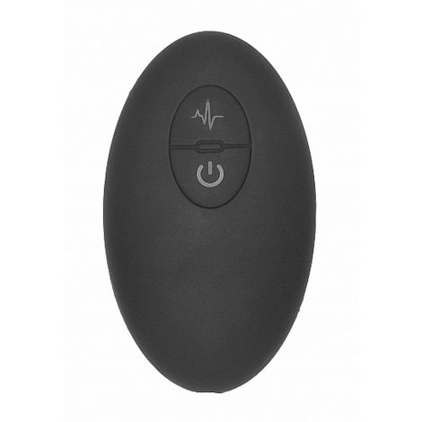 Remote Controlled E-Stim & Vibrating G/P-Spot Vibrator - Black - 7