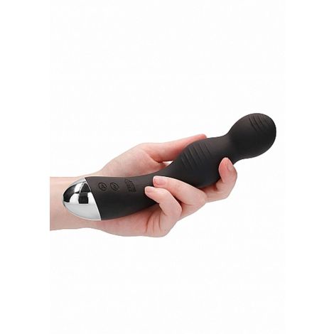 Remote Controlled E-Stim & Vibrating G/P-Spot Vibrator - Black - 9