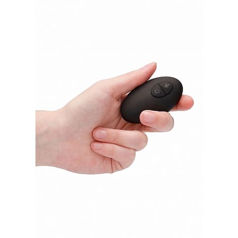 Remote Controlled E-Stim & Vibrating G/P-Spot Vibrator - Black - 10