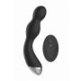 Remote Controlled E-Stim & Vibrating G/P-Spot Vibrator - Black - 2