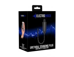 E-Stimulation Vibrating Urethral Sounding Plug - Black - image 2