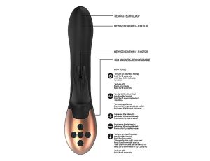 Heating Rabbit Vibrator - Opulent - Black - image 2