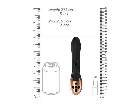 Heating Rabbit Vibrator - Opulent - Black - 3