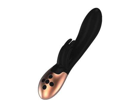 Heating Rabbit Vibrator - Opulent - Black - 7