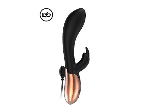 Heating Rabbit Vibrator - Opulent - Black - 10