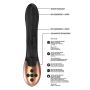 Heating Rabbit Vibrator - Opulent - Black - 13