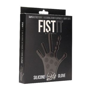 Silicone Stimulation Glove - Black - image 2