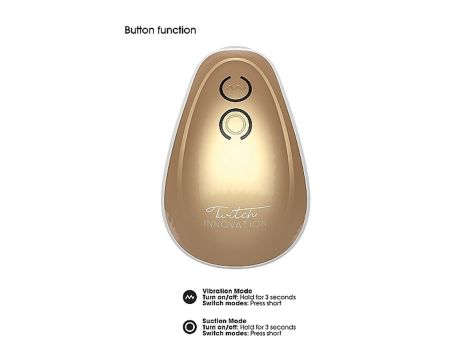 Twitch Hands - Free Suction & Vibration Toy - Gold - 12