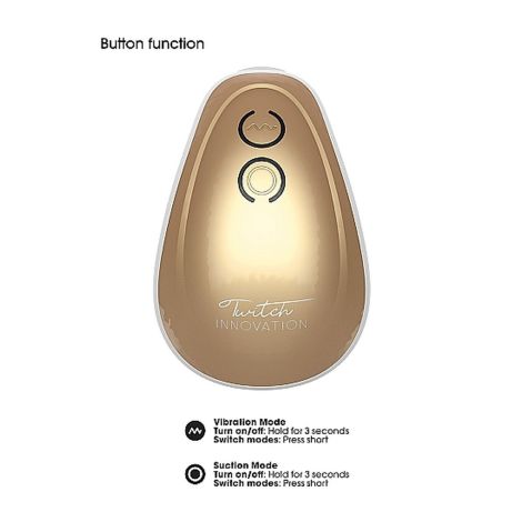 Twitch Hands - Free Suction & Vibration Toy - Gold - 12