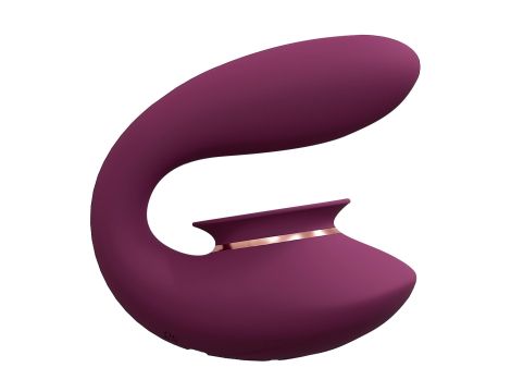 Twitch 3 - Rechargeable Vibrator & Suction - Silicone - 10 Speed - Burgundy - 3