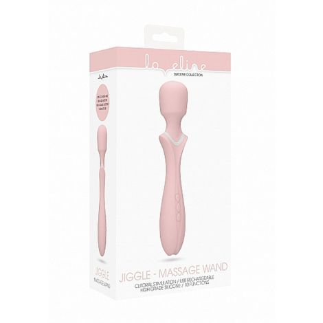 Loveline - Massage Wand - Jiggle - Pink - 2