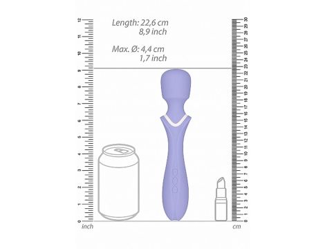 Loveline - Massage Wand - Jiggle - Purple - 3