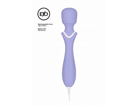 Loveline - Massage Wand - Jiggle - Purple - 8