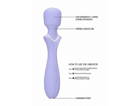 Loveline - Massage Wand - Jiggle - Purple - 9