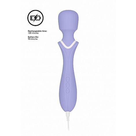 Loveline - Massage Wand - Jiggle - Purple - 8