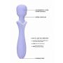 Loveline - Massage Wand - Jiggle - Purple - 10