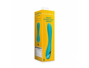 Smooth Silicone G-Spot Vibrator - Teal Blue - image 2