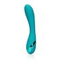 Smooth Silicone G-Spot Vibrator - Teal Blue - 8